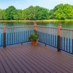 Residential Trex Composite Deck In Southern Maryland