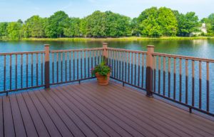 Residential Trex Composite Deck In Southern Maryland