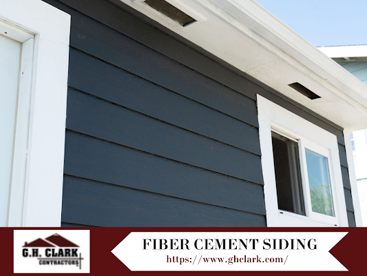 fiber cement siding gray