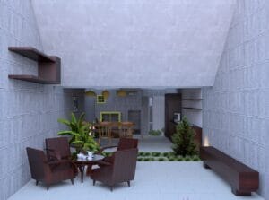 Patio with Design