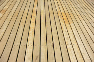 wooden deck