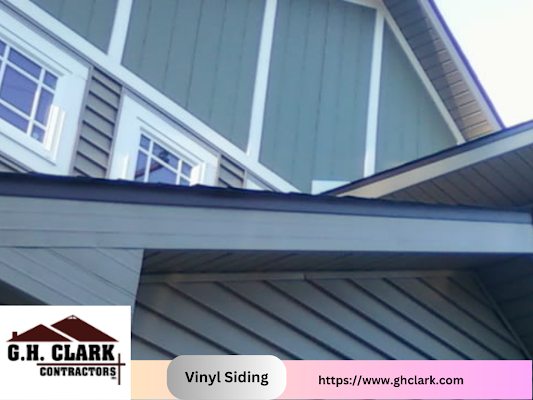 vinyl siding installed